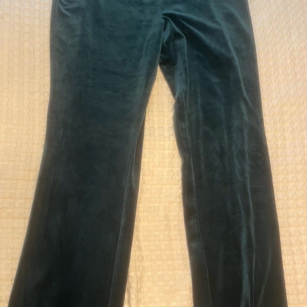 Juicy Couture Teal Velvet Pants